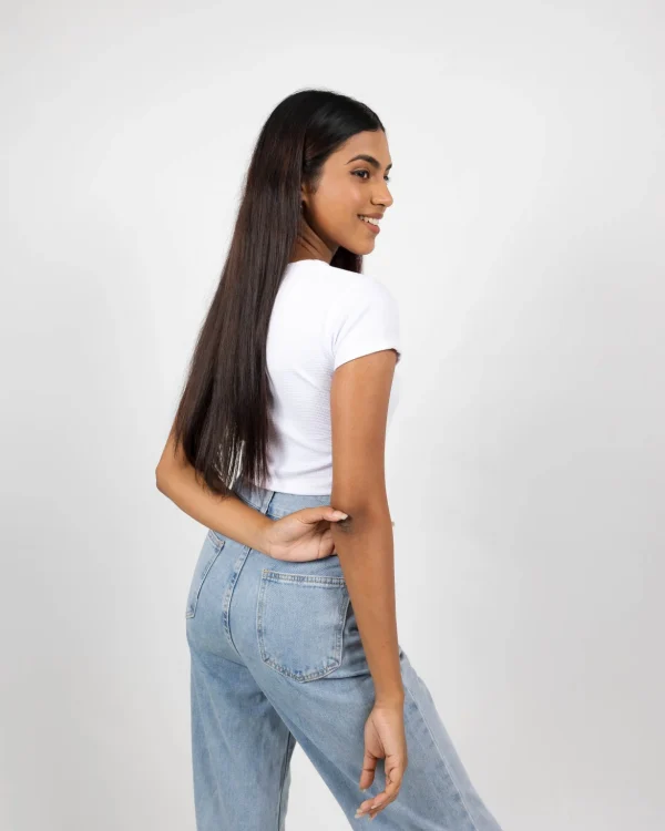 Classic Ribbed Crop Top - Image 10