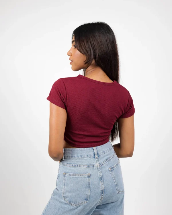 Classic Ribbed Crop Top - Image 6